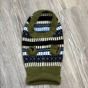 🌸Stylish Knit Dog Sweater in Green and Blue